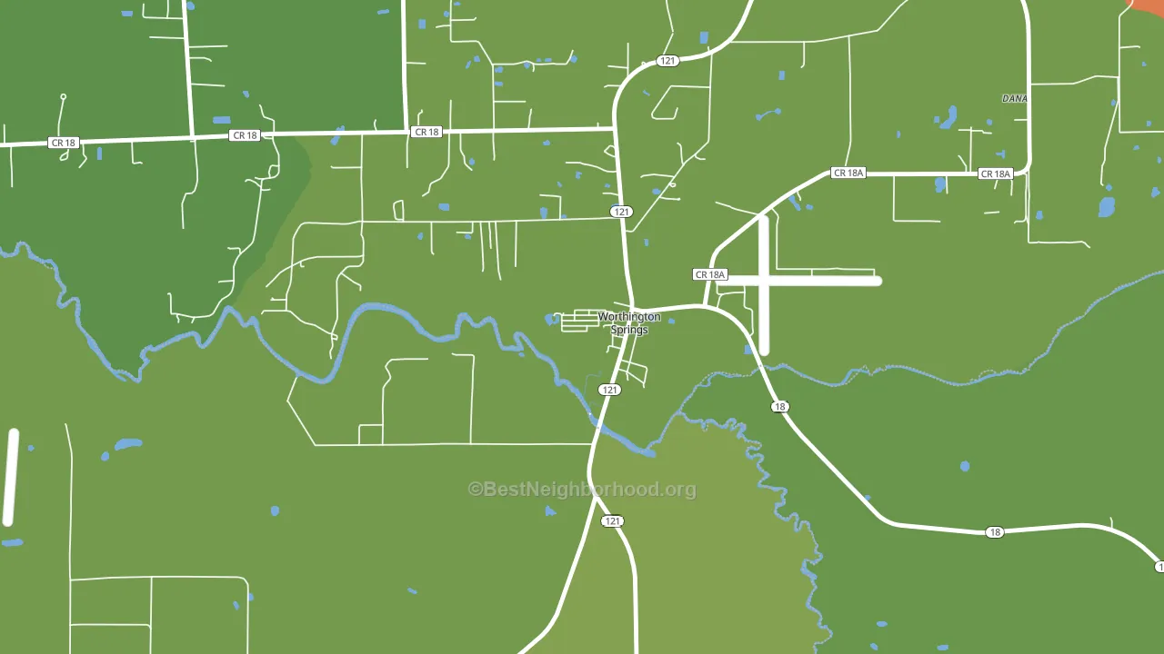 32697, FL block-group voter-turnout map