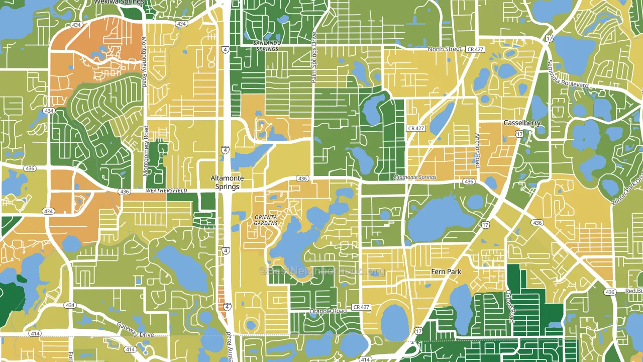 32701, FL block-group voter-turnout map