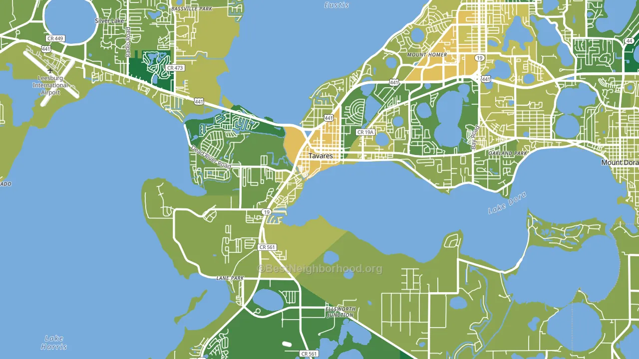 32778, FL block-group voter-turnout map
