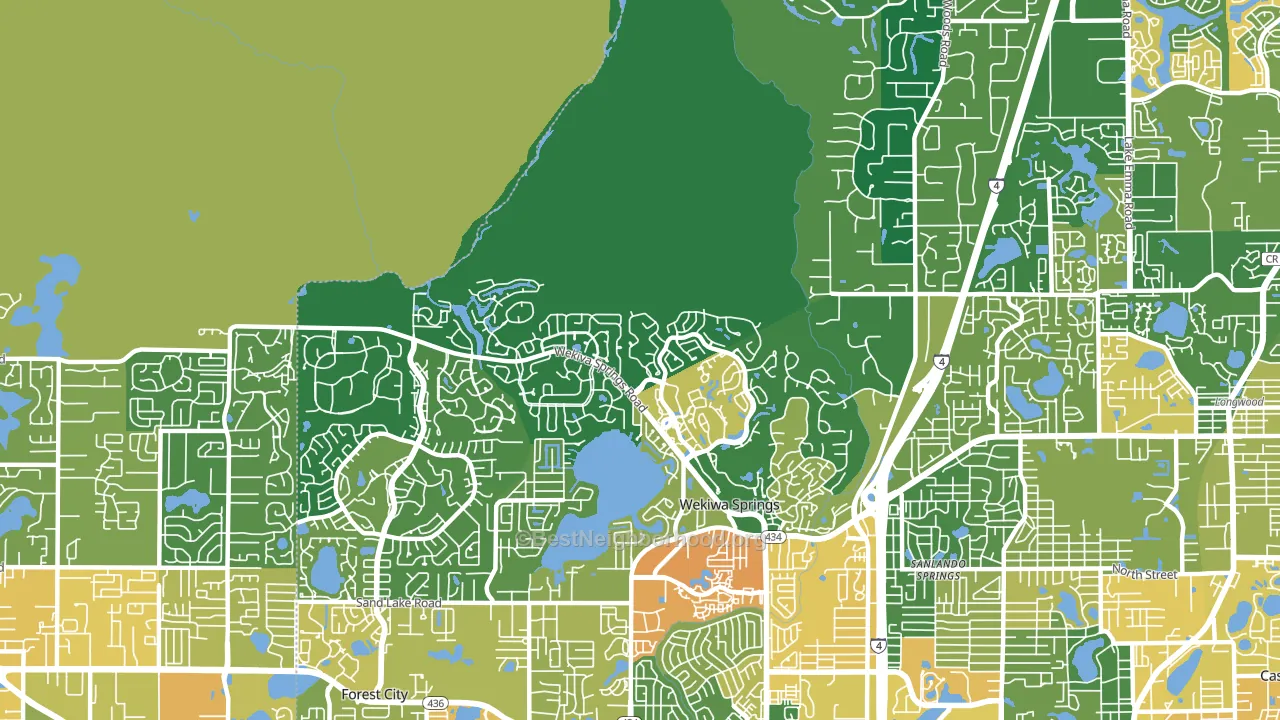 32779, FL block-group voter-turnout map