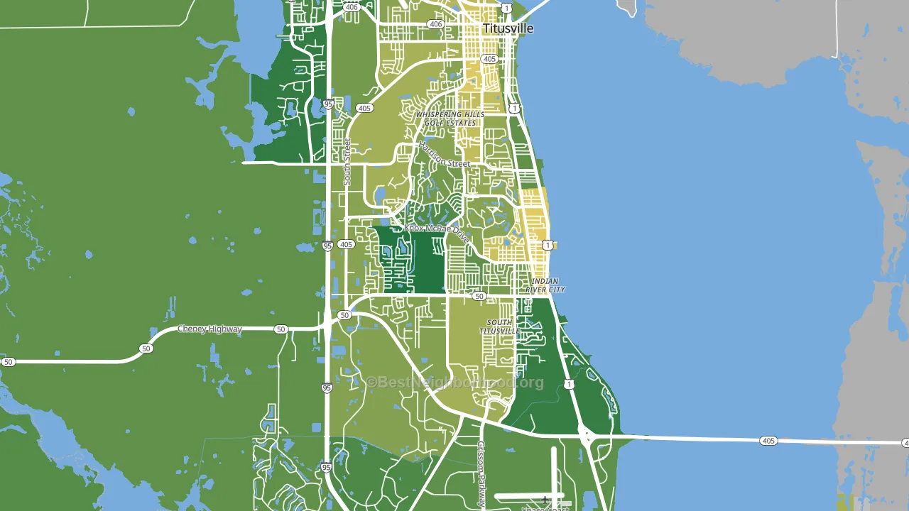 32780, FL block-group voter-turnout map