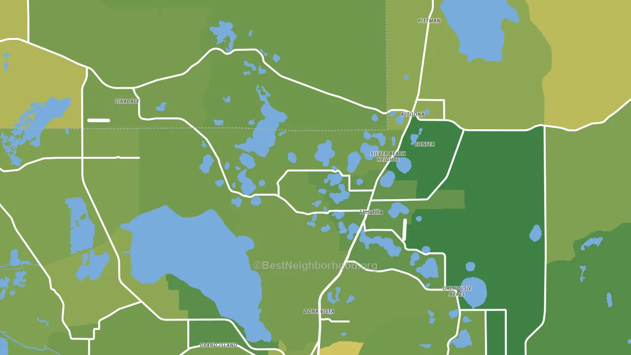 32784, FL block-group voter-turnout map