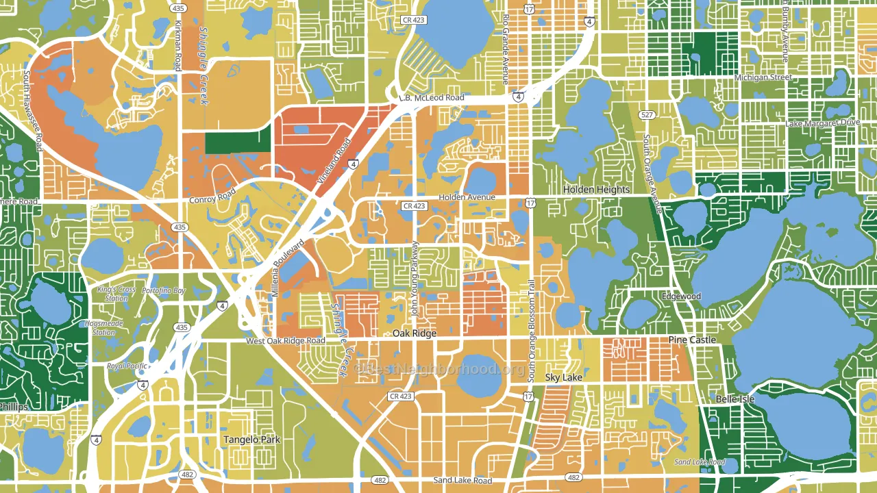 32839, FL block-group voter-turnout map