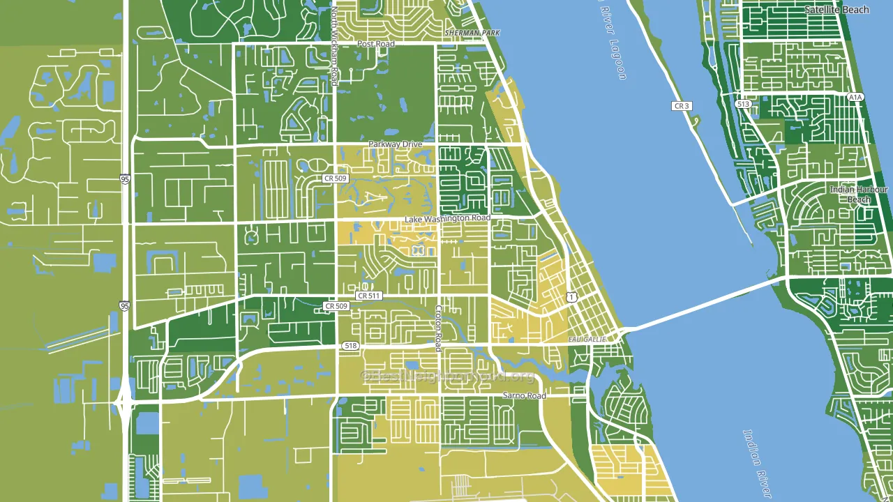 32935, FL block-group voter-turnout map