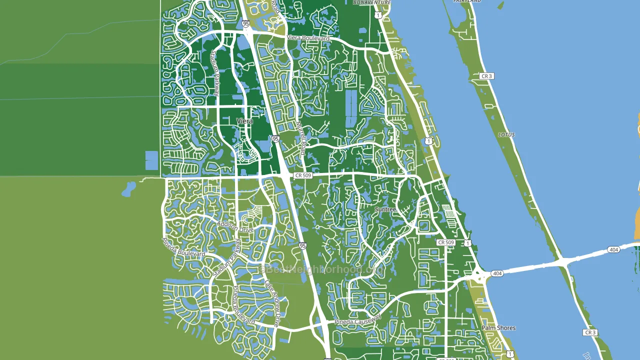 32940, FL block-group voter-turnout map