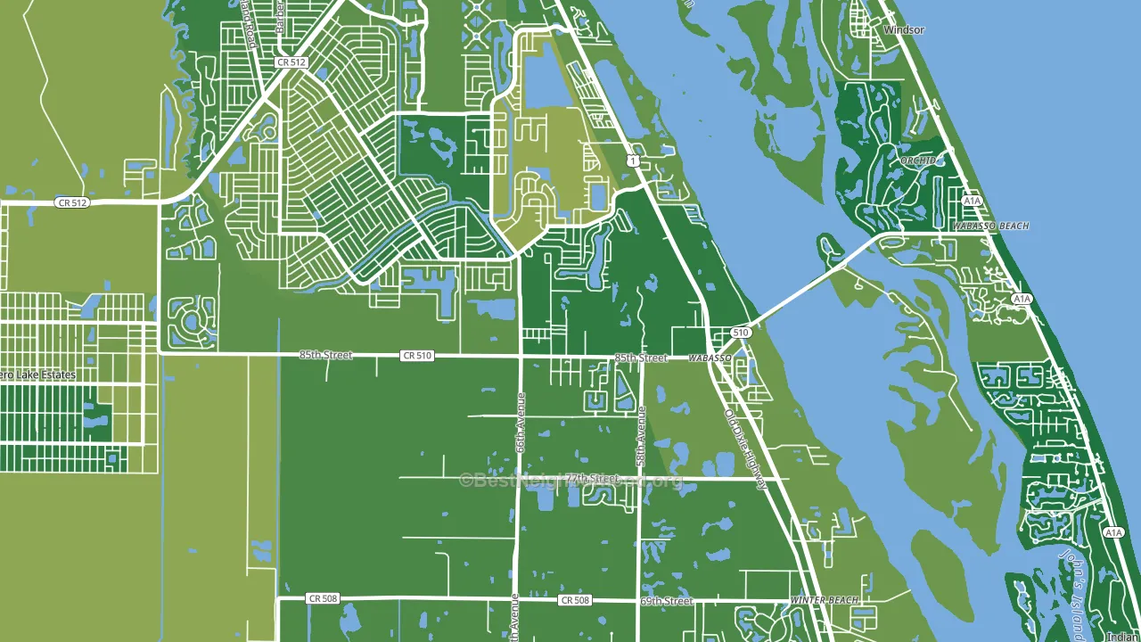 32970, FL block-group voter-turnout map