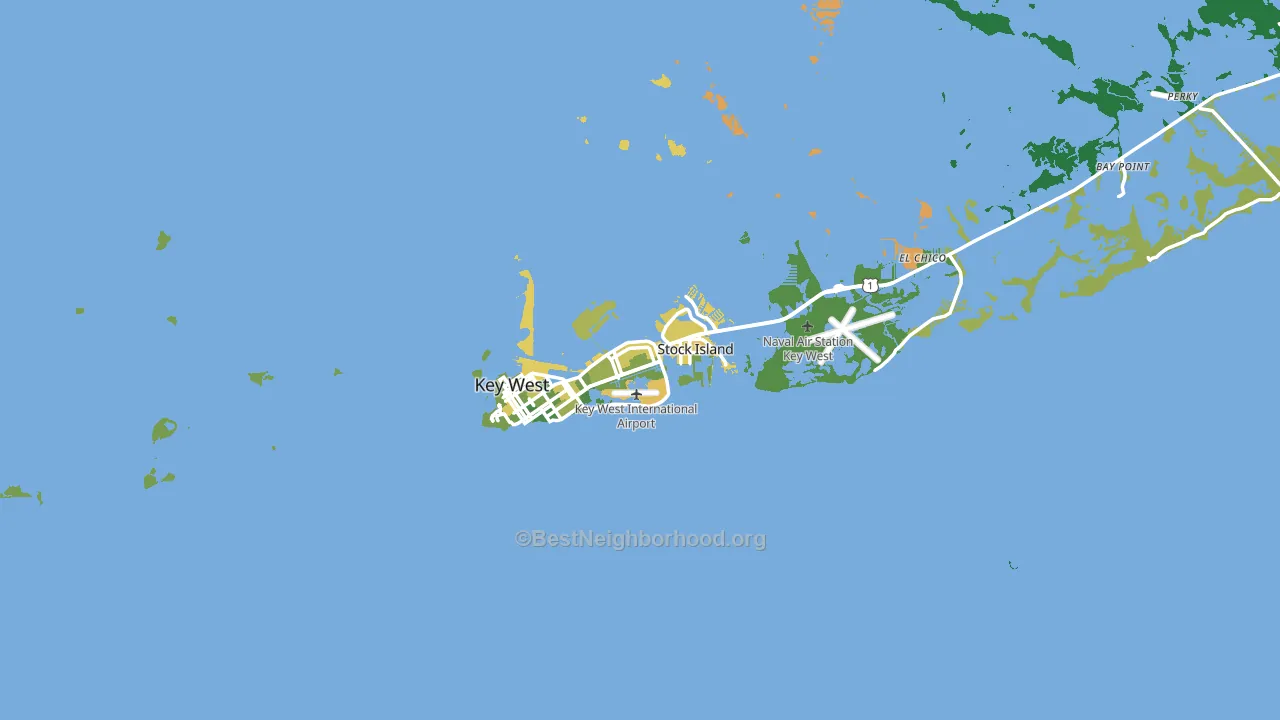 33040, FL block-group voter-turnout map