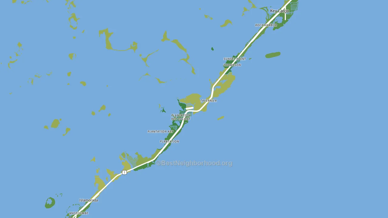 33070, FL block-group voter-turnout map