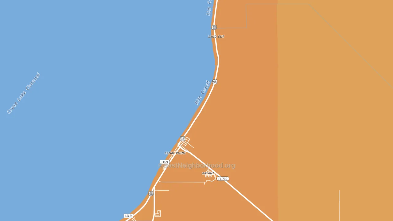 33438, FL block-group voter-turnout map