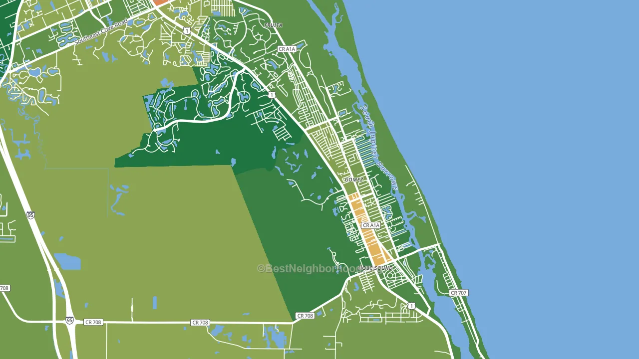 33455, FL block-group voter-turnout map