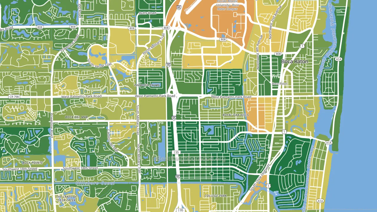 33486, FL block-group voter-turnout map