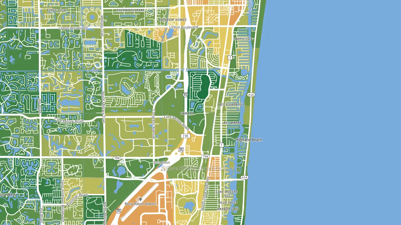 33487, FL block-group voter-turnout map