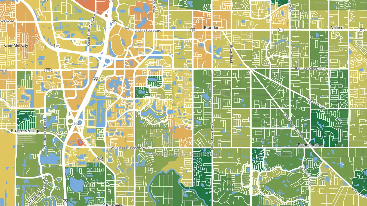 33511, FL block-group voter-turnout map