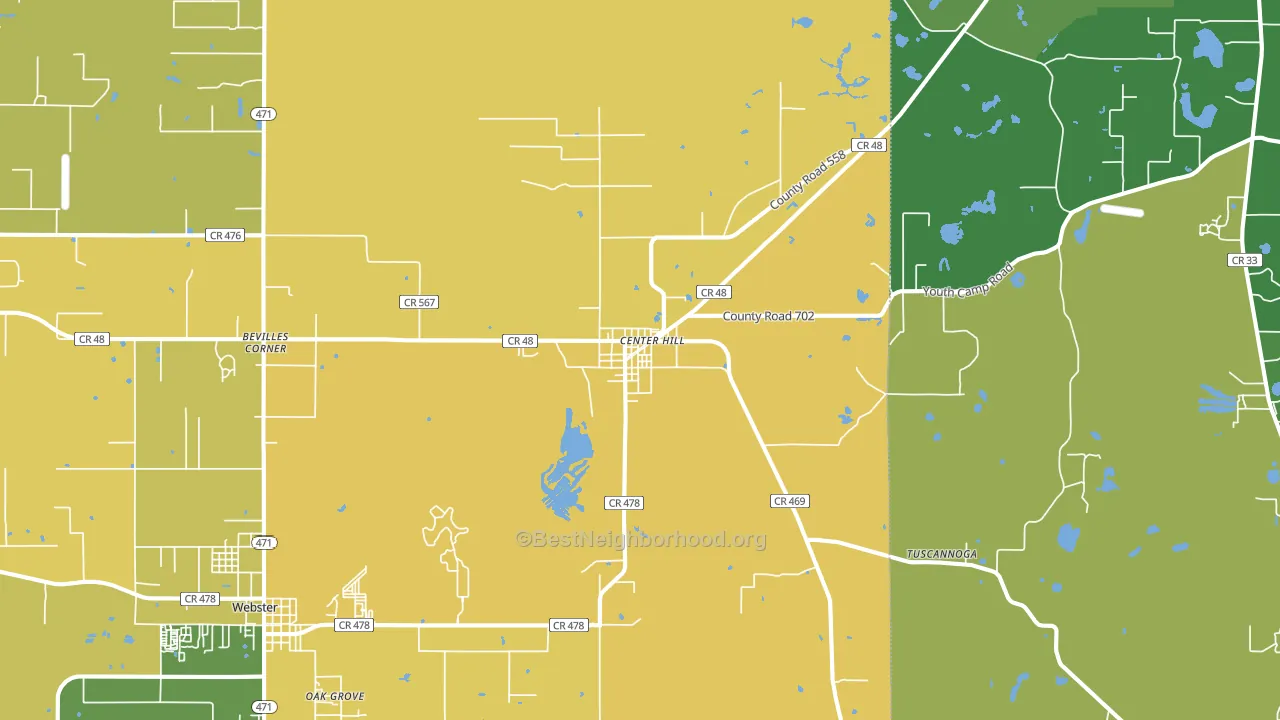33514, FL block-group voter-turnout map