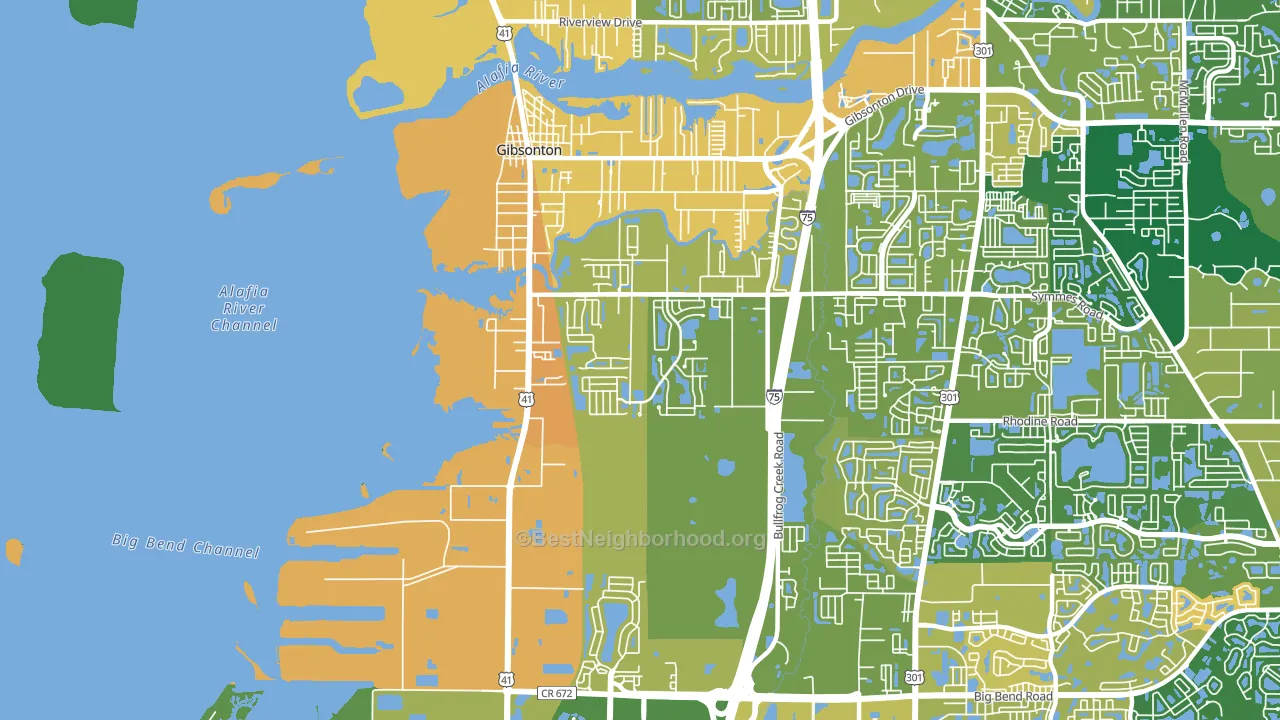 33534, FL block-group voter-turnout map