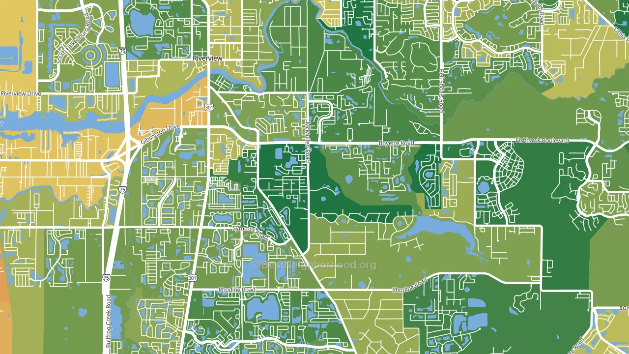 33569, FL block-group voter-turnout map