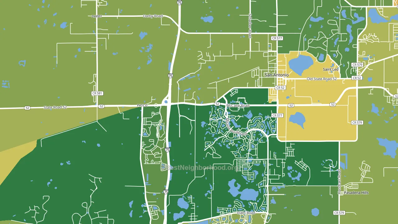 33576, FL block-group voter-turnout map