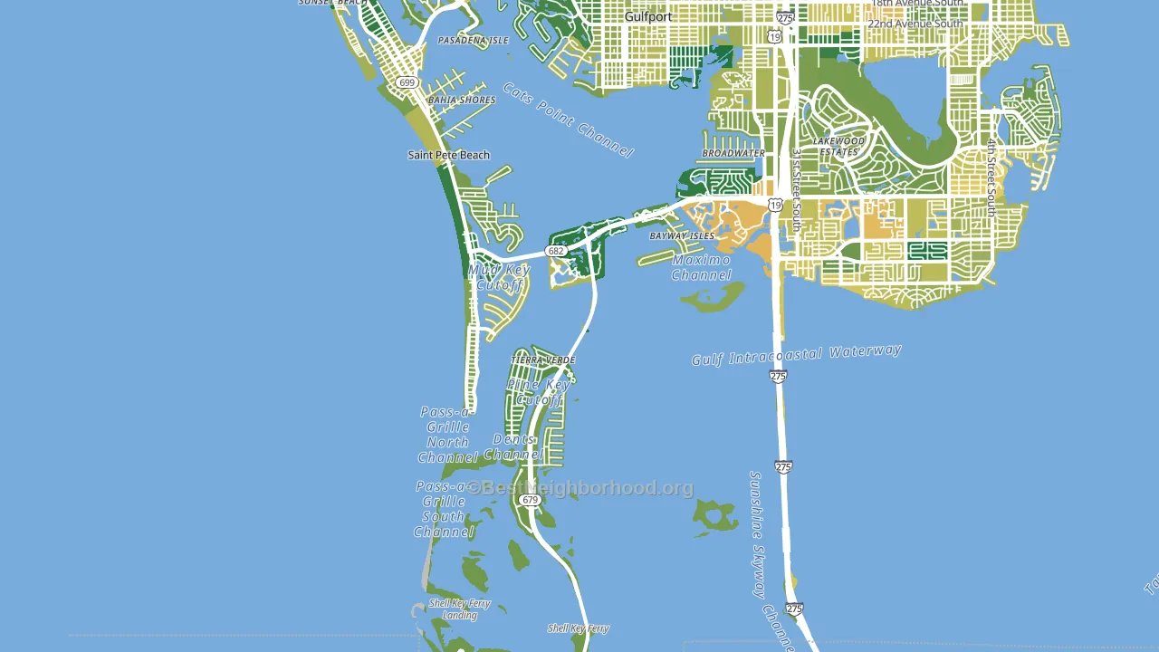 33715, FL block-group voter-turnout map