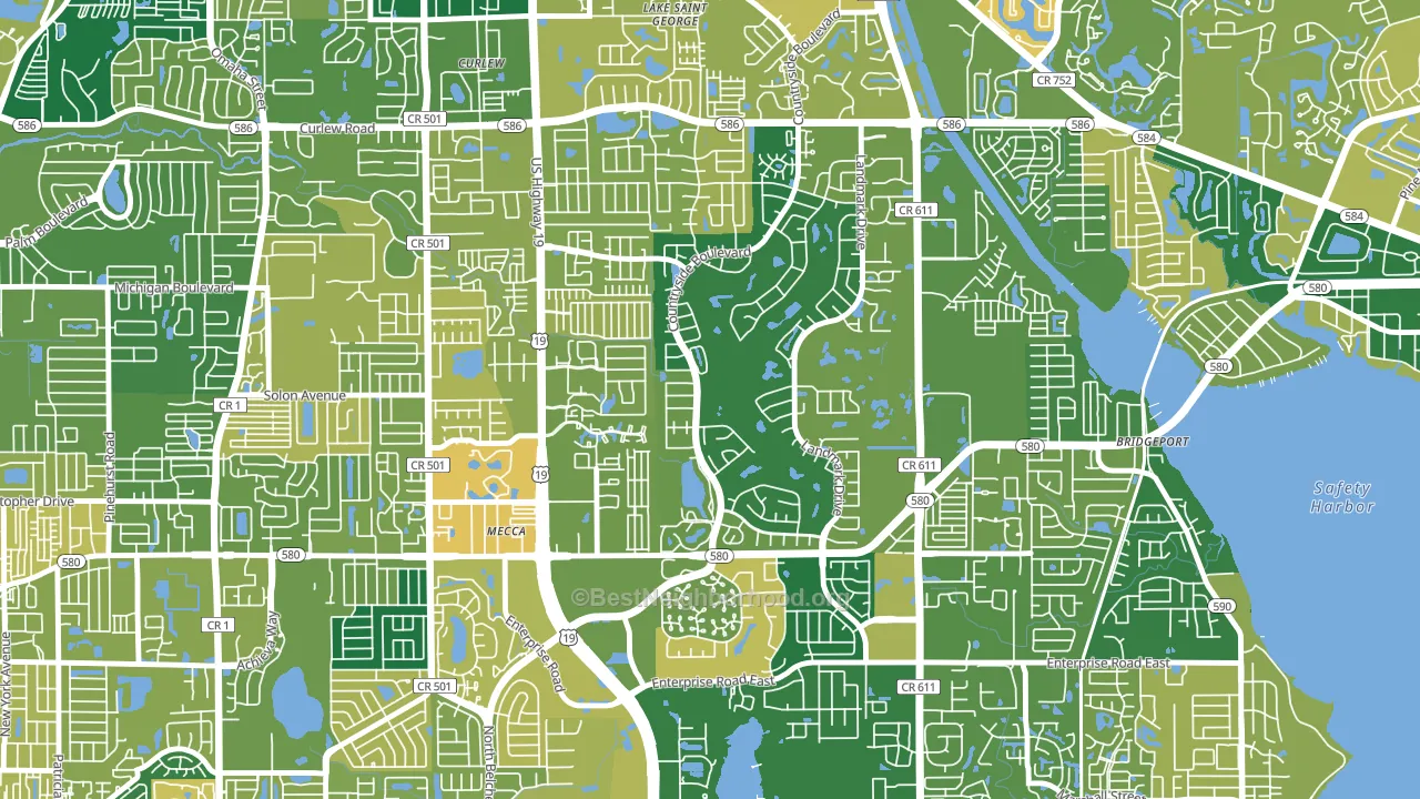 33761, FL block-group voter-turnout map