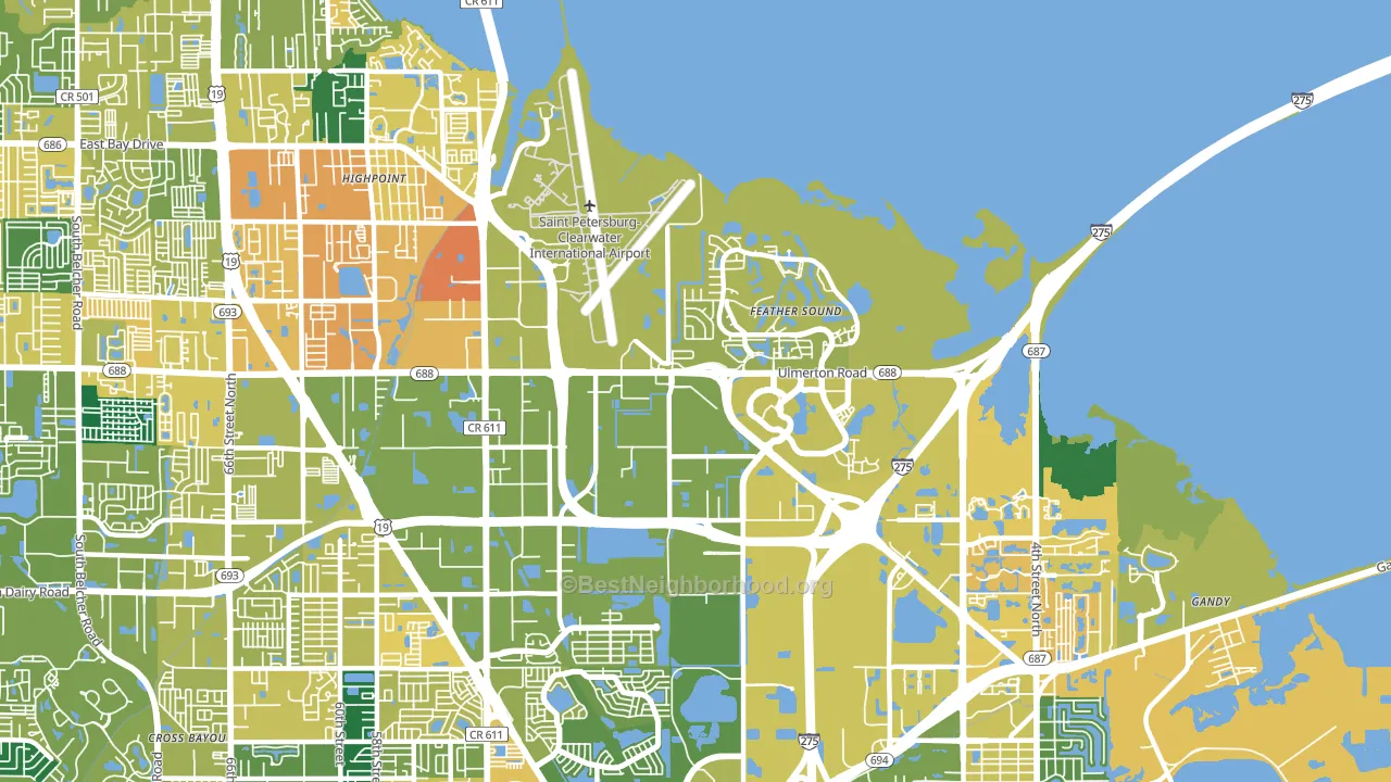 33762, FL block-group voter-turnout map