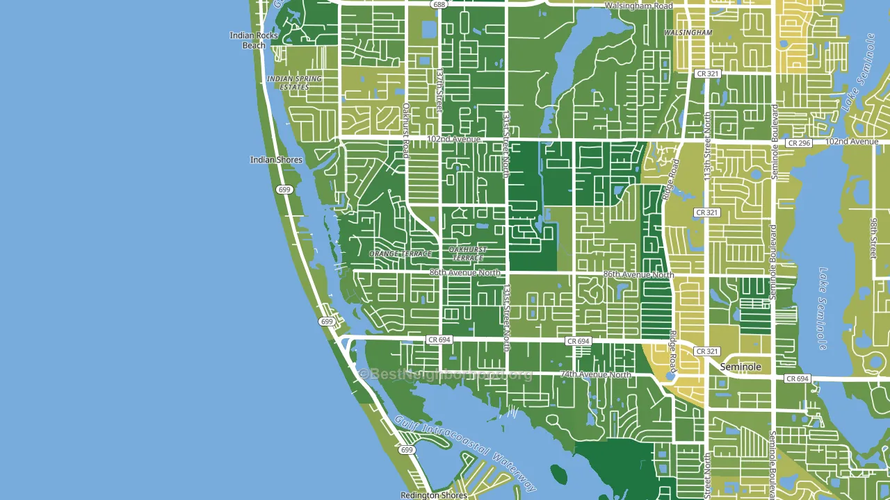 33776, FL block-group voter-turnout map