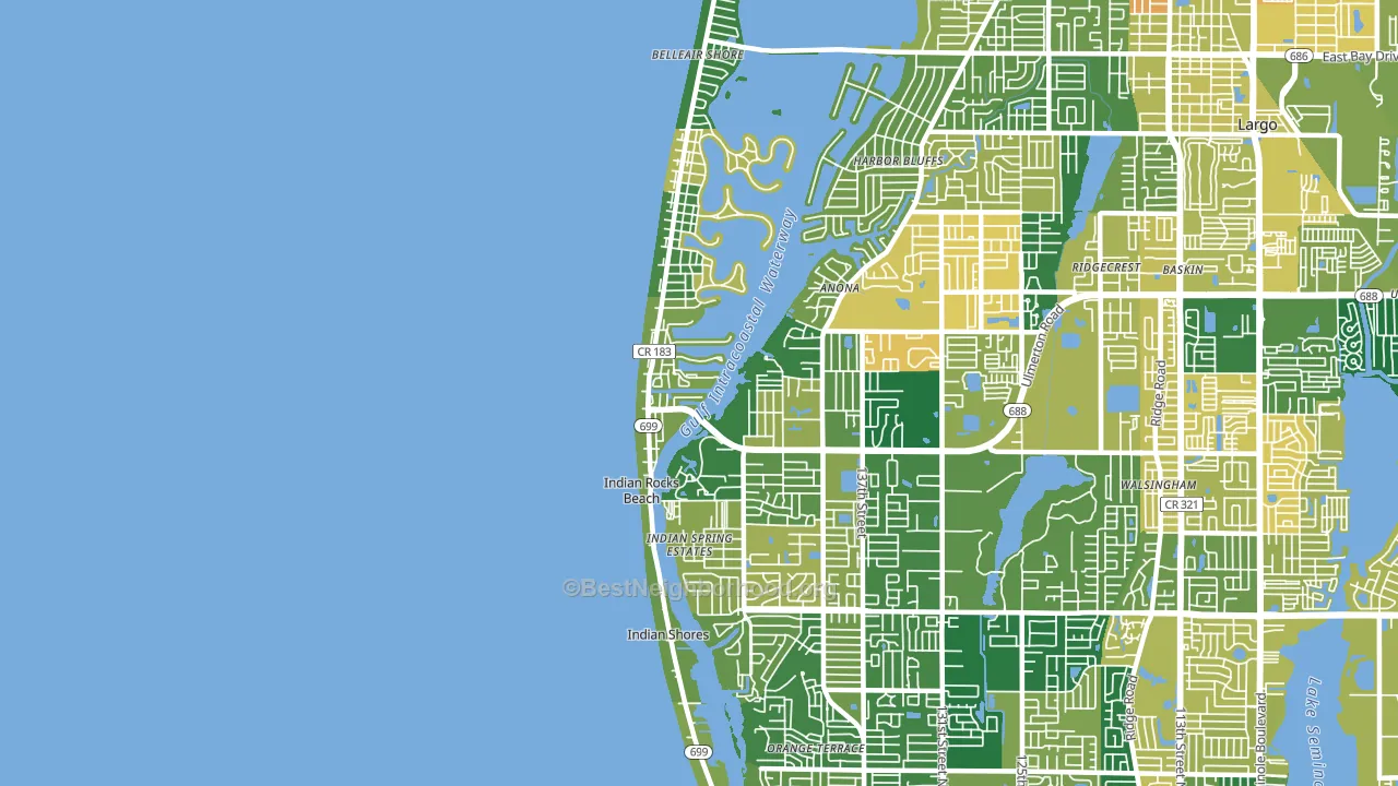 33785, FL block-group voter-turnout map