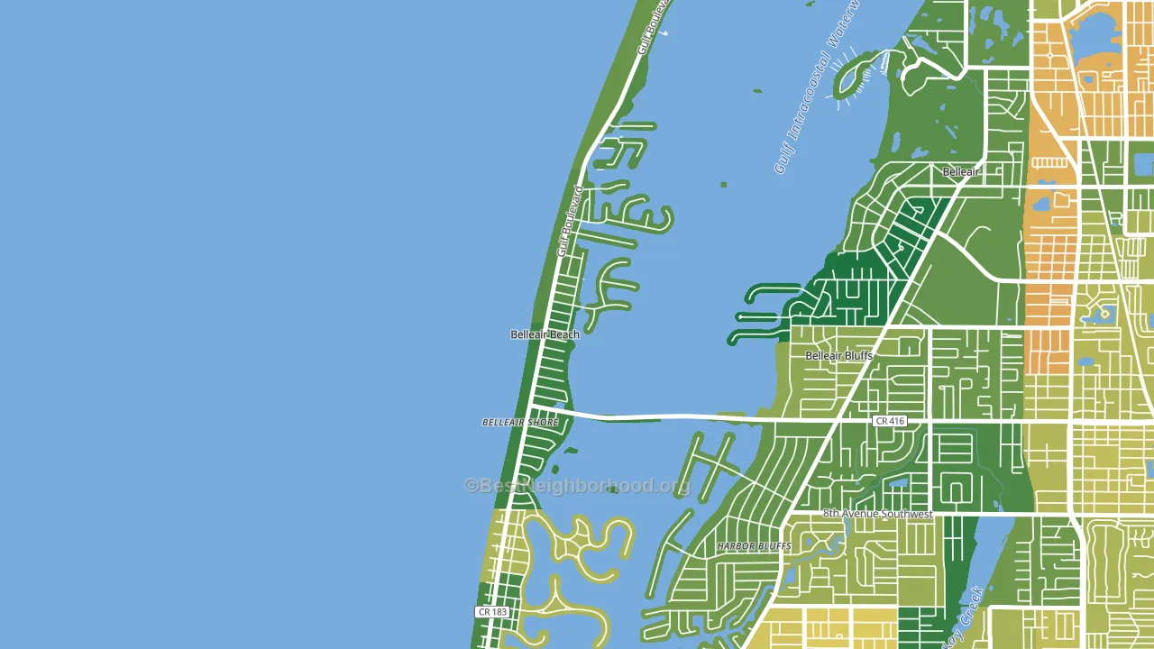 33786, FL block-group voter-turnout map