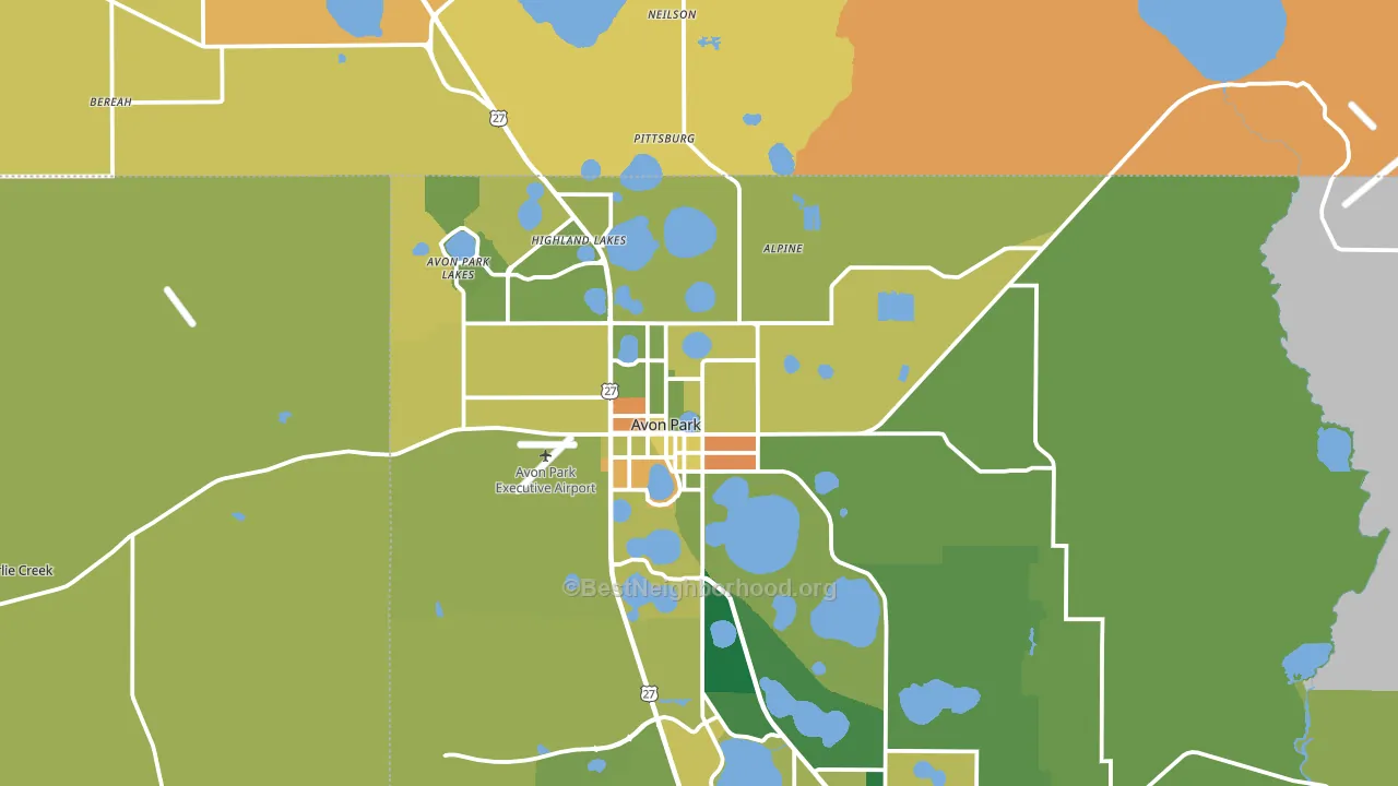 33825, FL block-group voter-turnout map