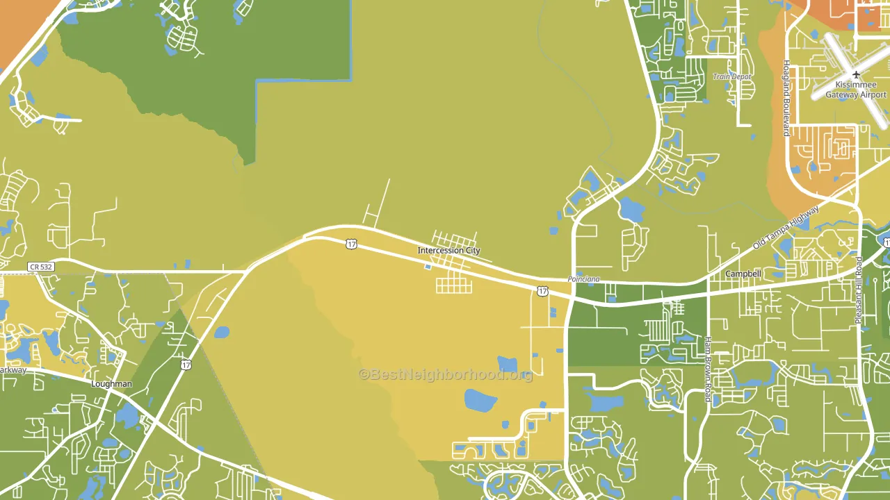 33848, FL block-group voter-turnout map