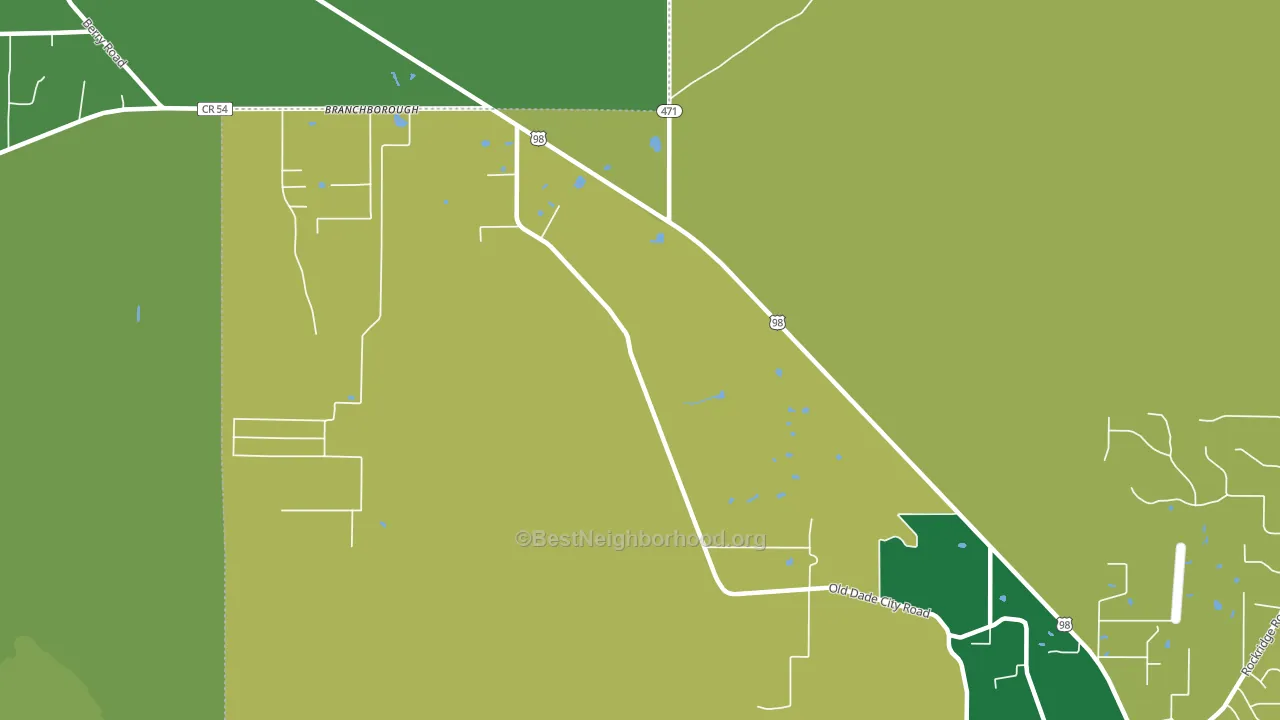 33849, FL block-group voter-turnout map