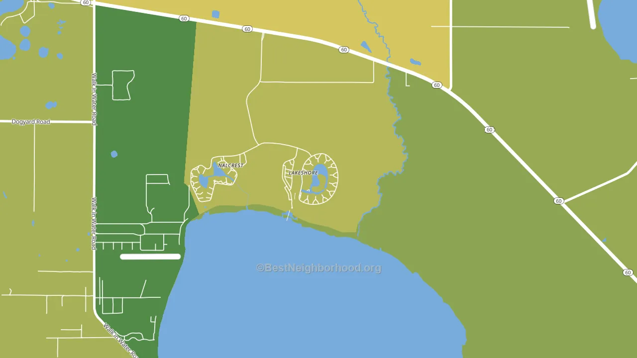 33854, FL block-group voter-turnout map