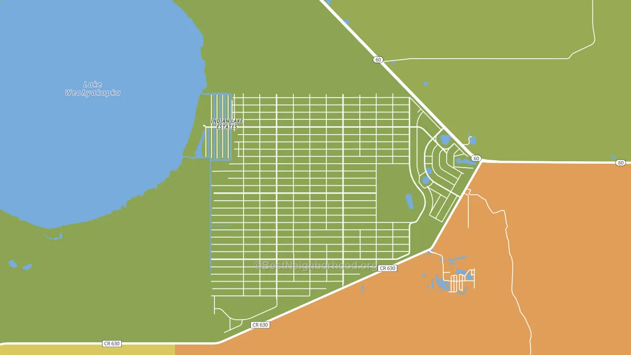 33855, FL block-group voter-turnout map