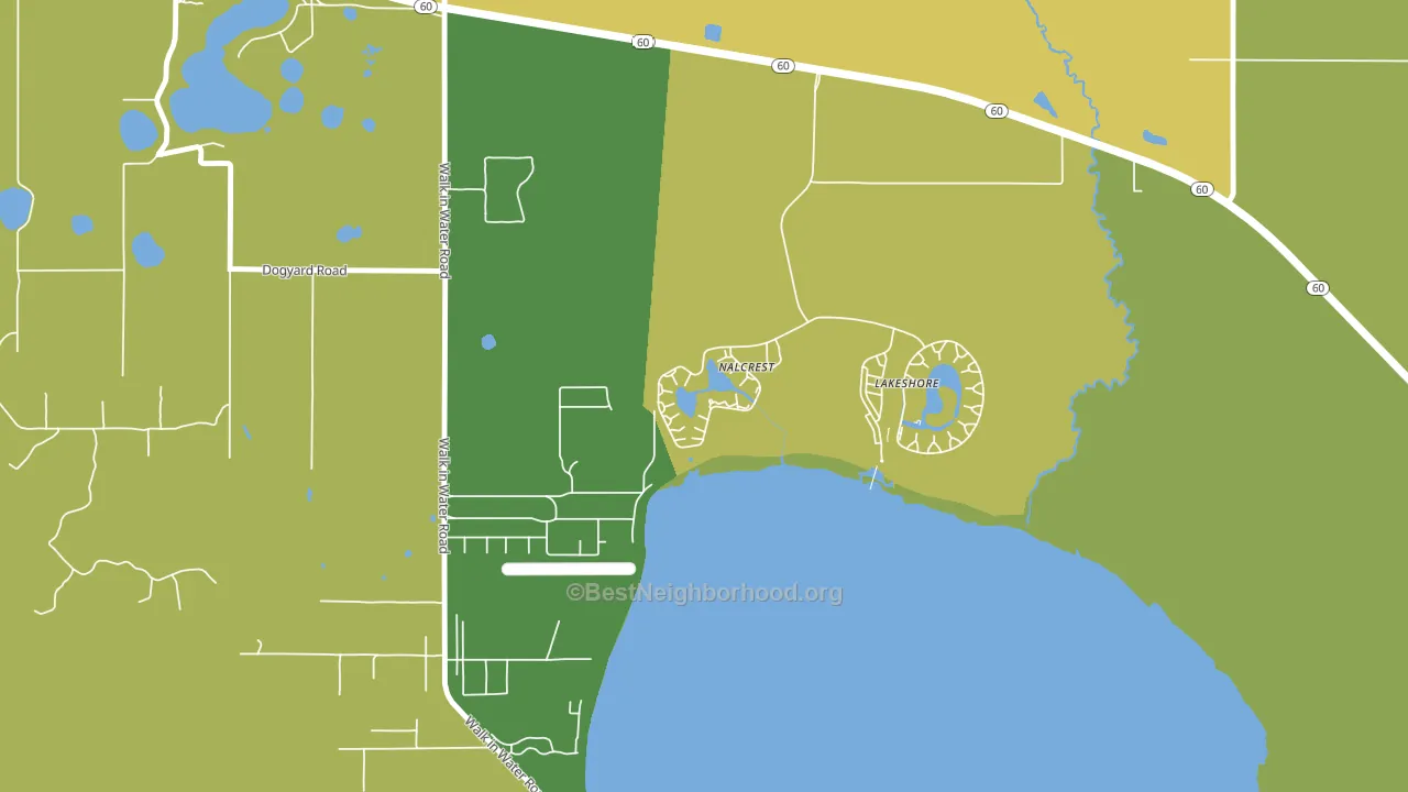 33856, FL block-group voter-turnout map