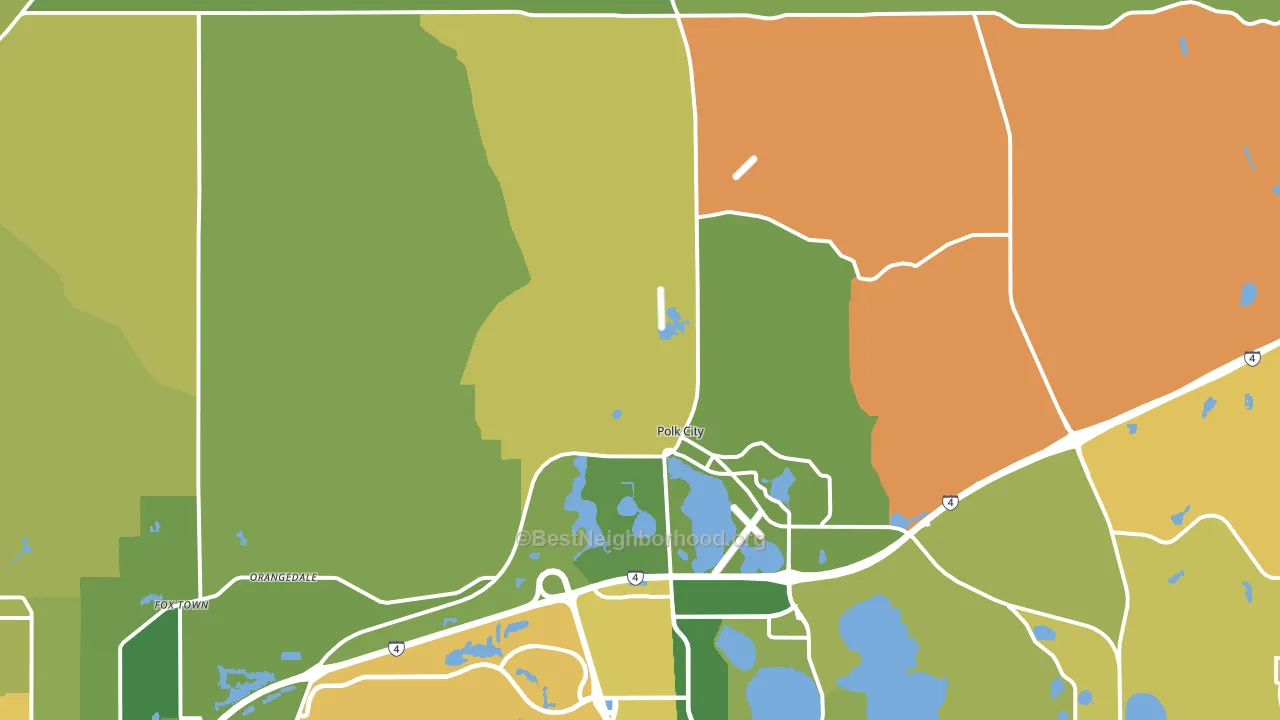 33868, FL block-group voter-turnout map