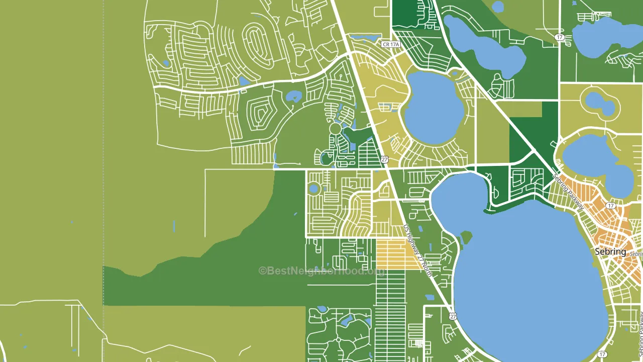 33872, FL block-group voter-turnout map