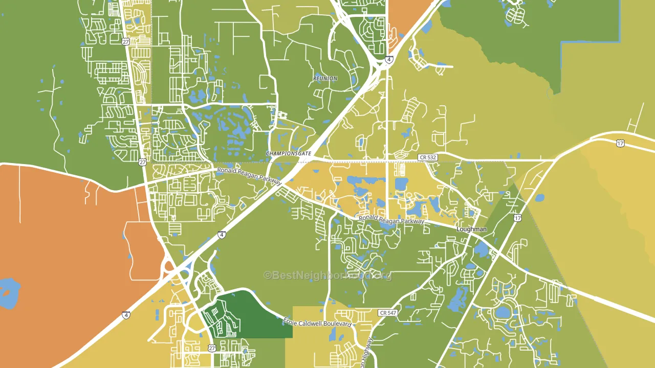 33896, FL block-group voter-turnout map