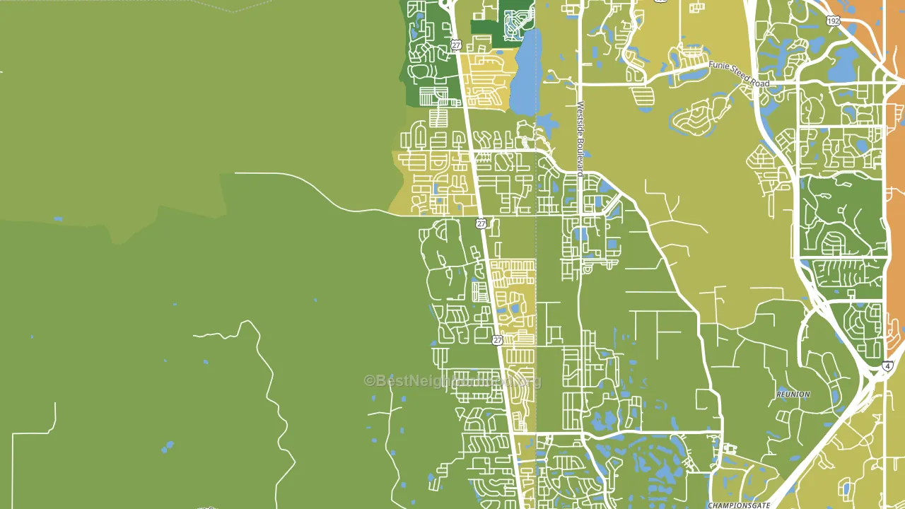 33897, FL block-group voter-turnout map