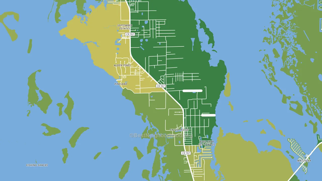 33922, FL block-group voter-turnout map