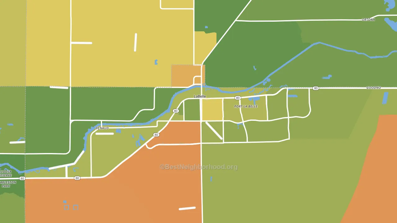 33935, FL block-group voter-turnout map