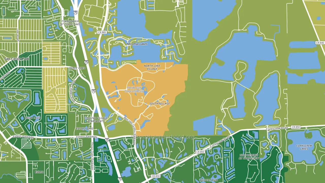33965, FL block-group voter-turnout map