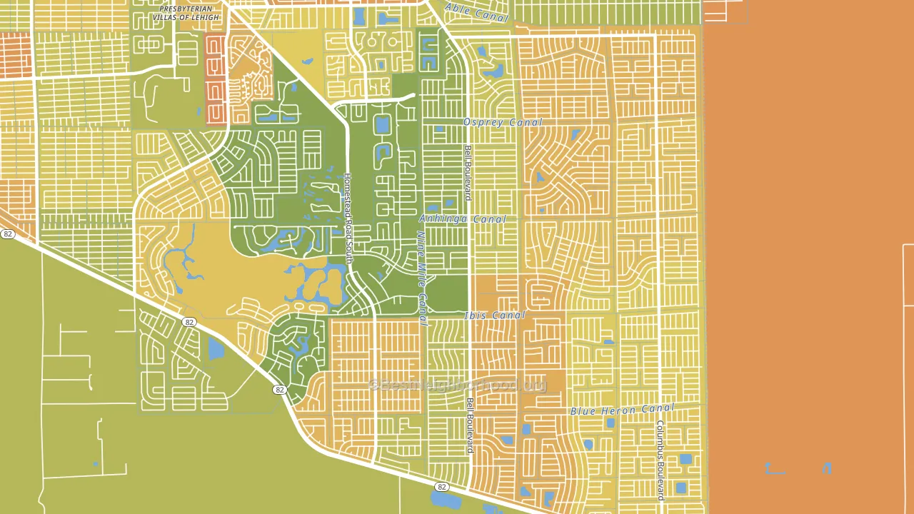33974, FL block-group voter-turnout map
