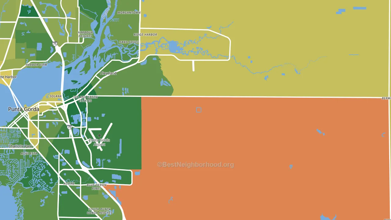 33982, FL block-group voter-turnout map