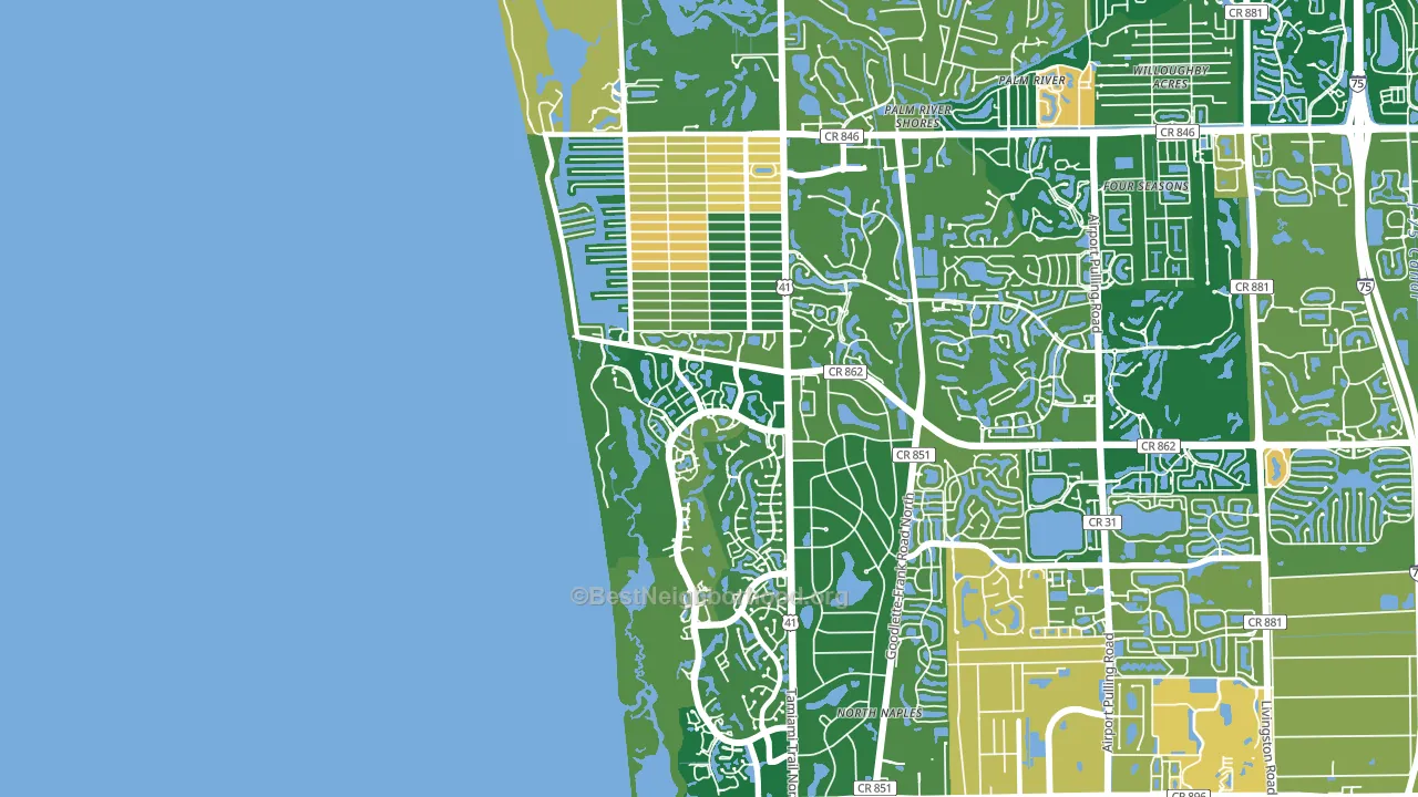 34108, FL block-group voter-turnout map