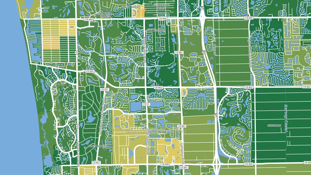 34109, FL block-group voter-turnout map