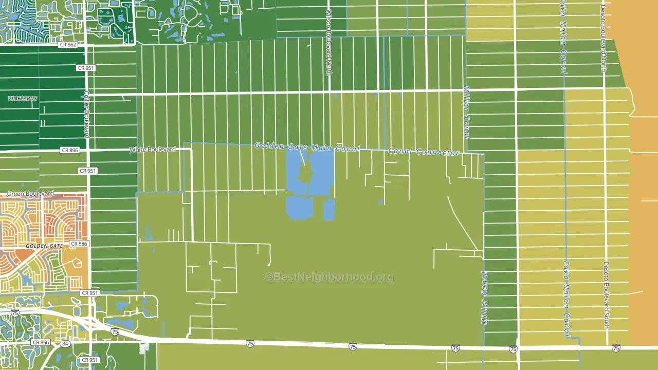 34117, FL block-group voter-turnout map