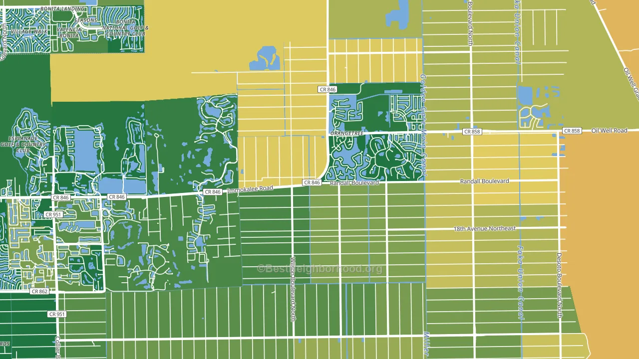 34120, FL block-group voter-turnout map