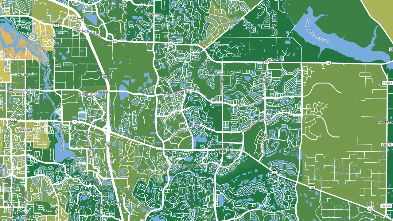 34211, FL block-group voter-turnout map
