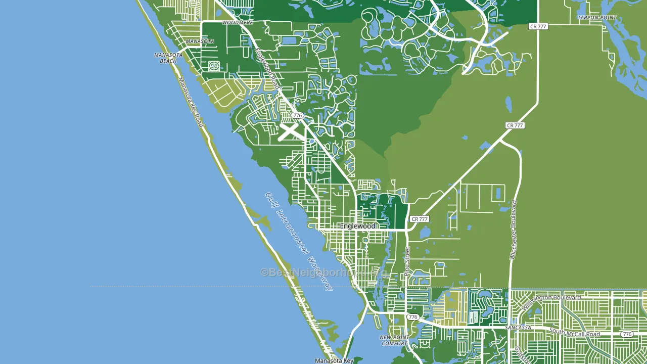 34223, FL block-group voter-turnout map