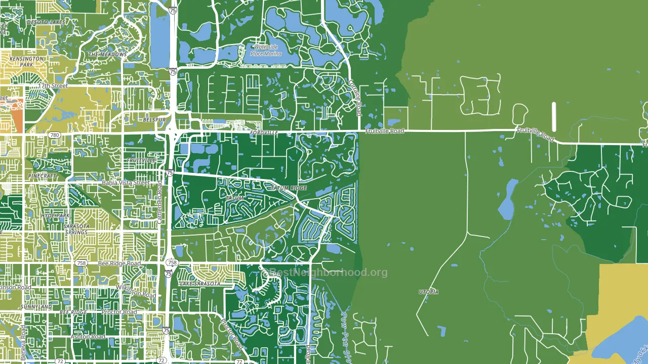 34240, FL block-group voter-turnout map