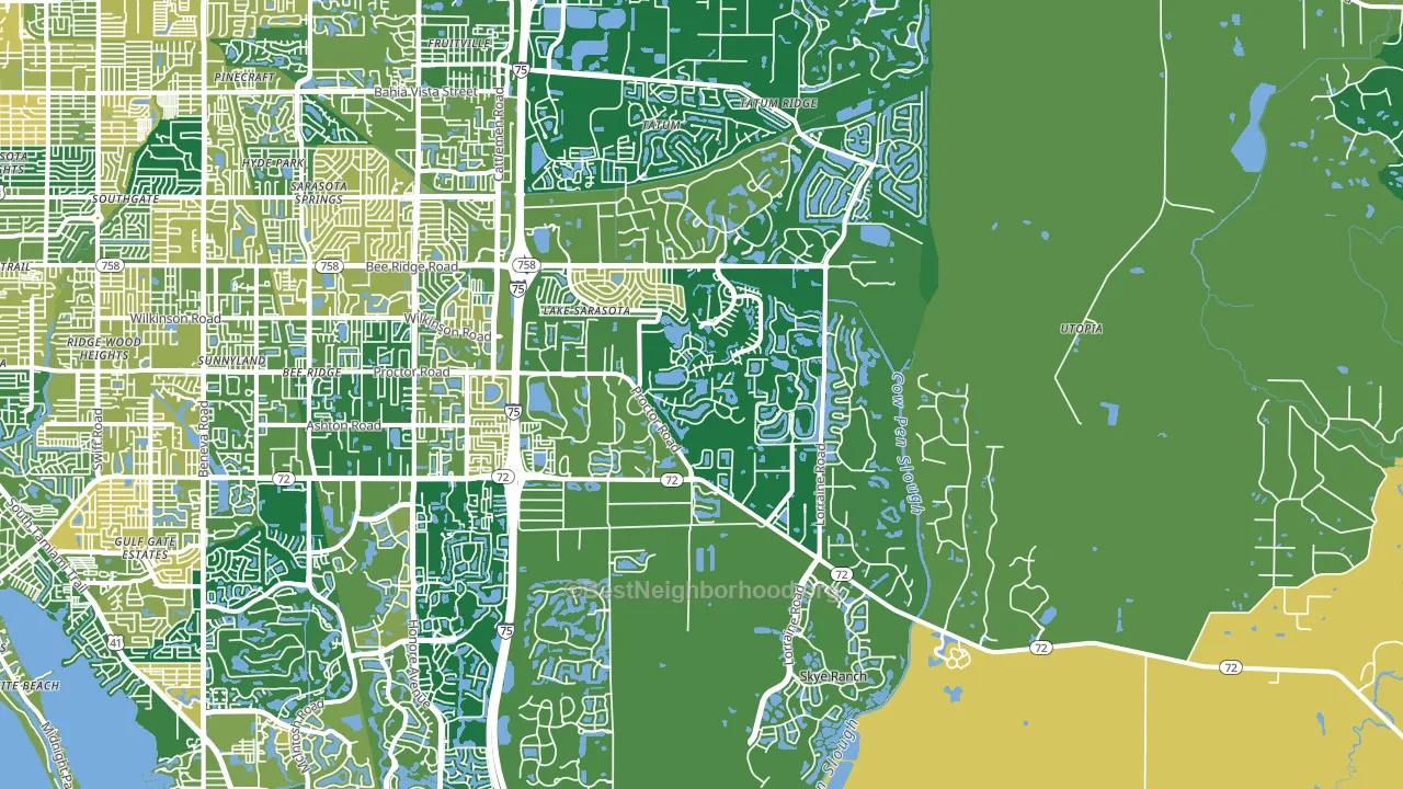 34241, FL block-group voter-turnout map
